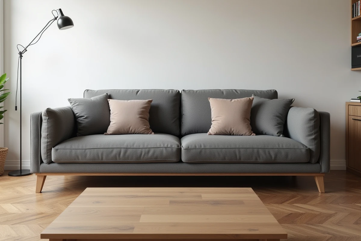 Canapé Poltrone et Sofa installé dans un salon de particulier après livraison