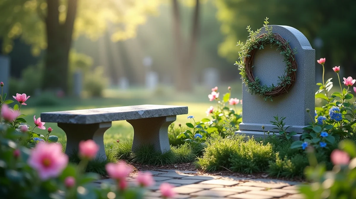 Décoration de tombe personnalisée