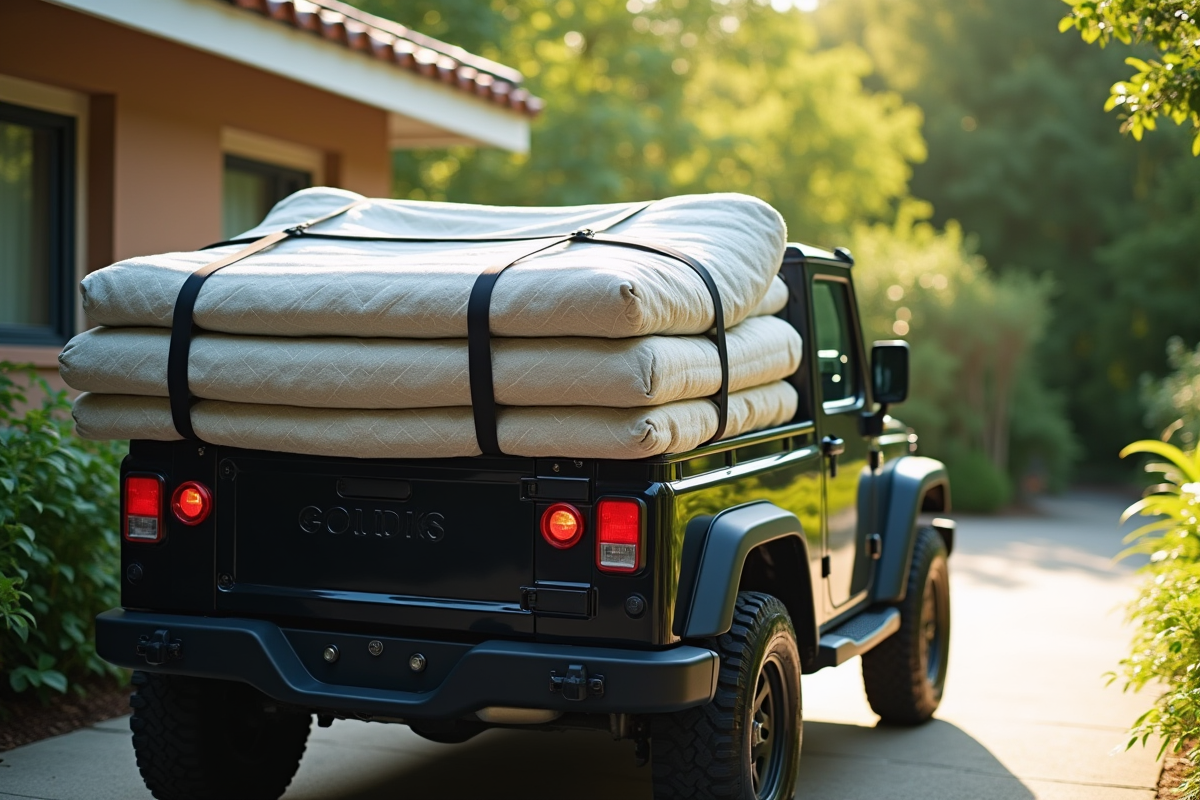 camion matelas