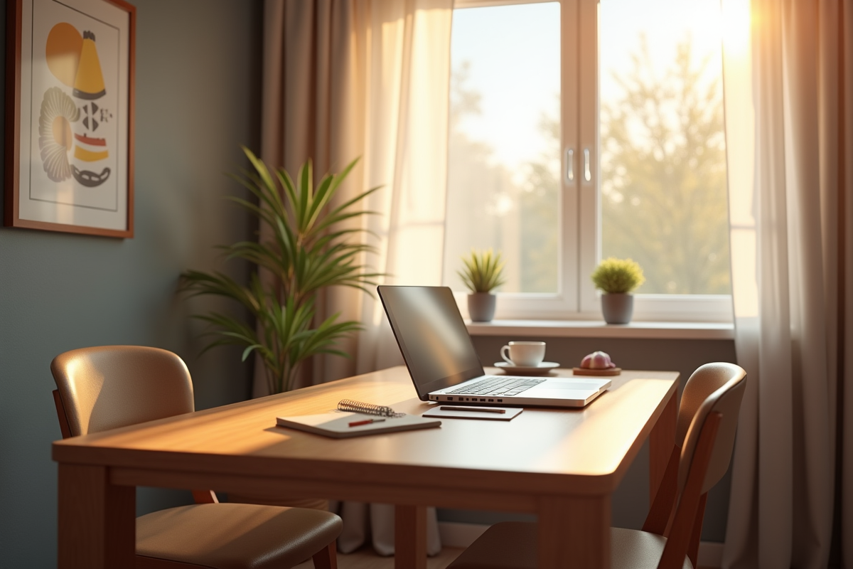 bureau lumineux