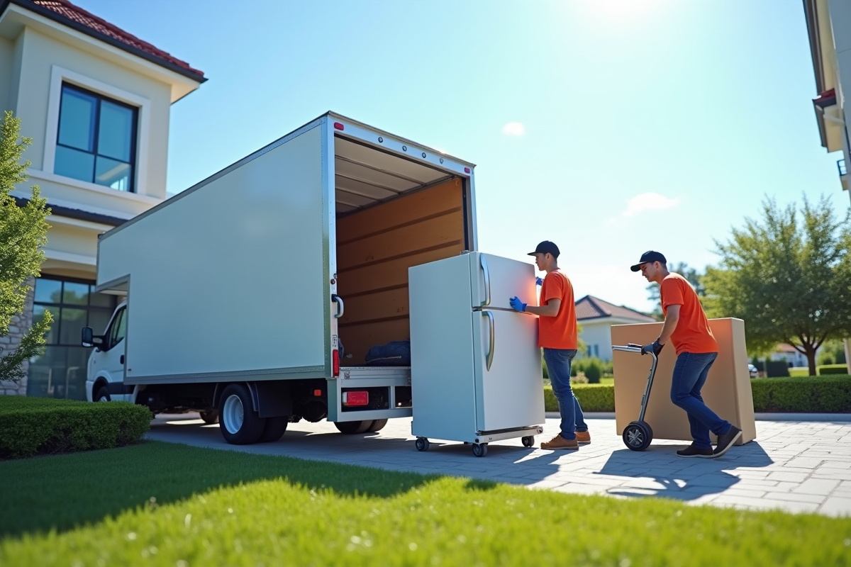 Choisir le bon camion pour déménager un frigo efficacement