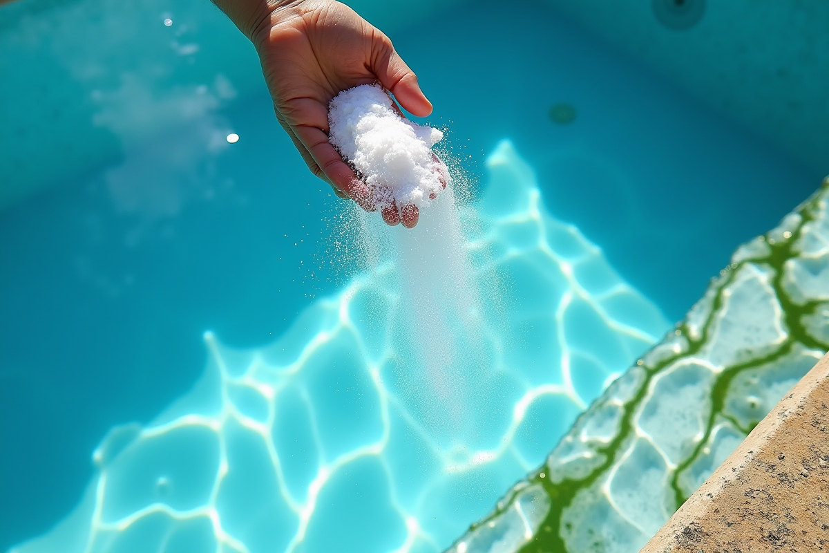 Effet du bicarbonate de soude sur les algues dans les piscines