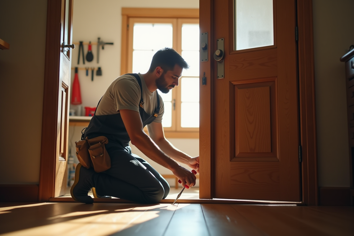 Régler une porte qui ne se ferme pas : solutions et étapes essentielles