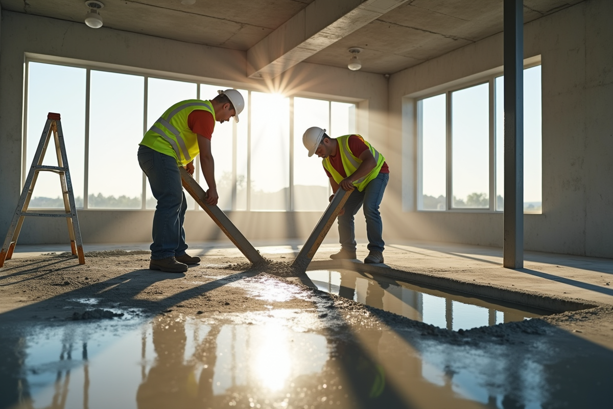 Couler du béton sur du béton existant : techniques et conseils