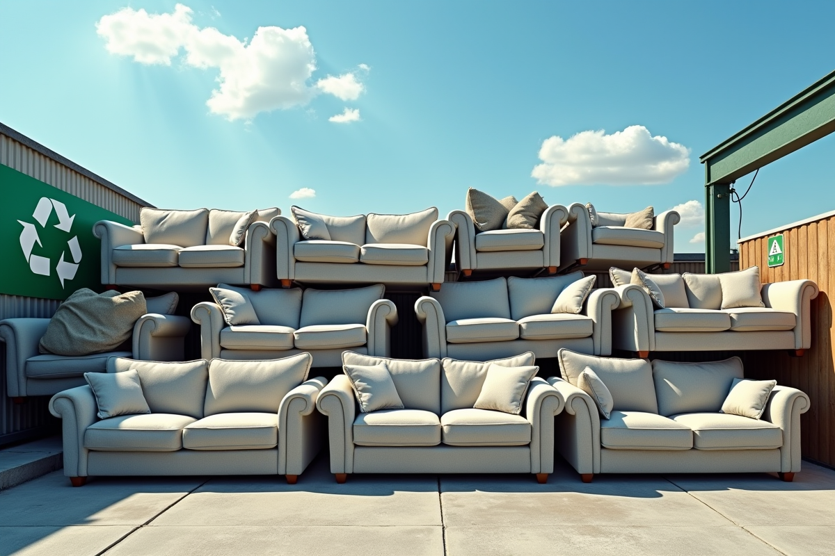 canapé recyclage