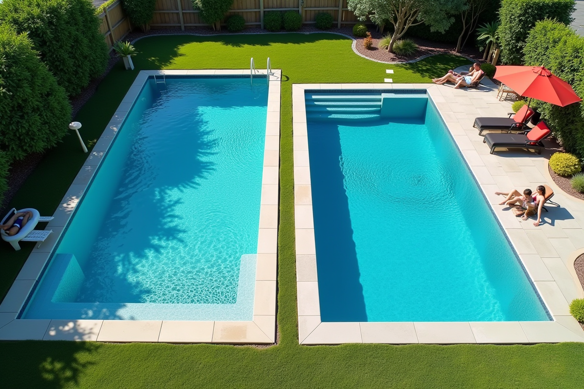 Différence entre piscine à coque et liner : critères de choix et caractéristiques
