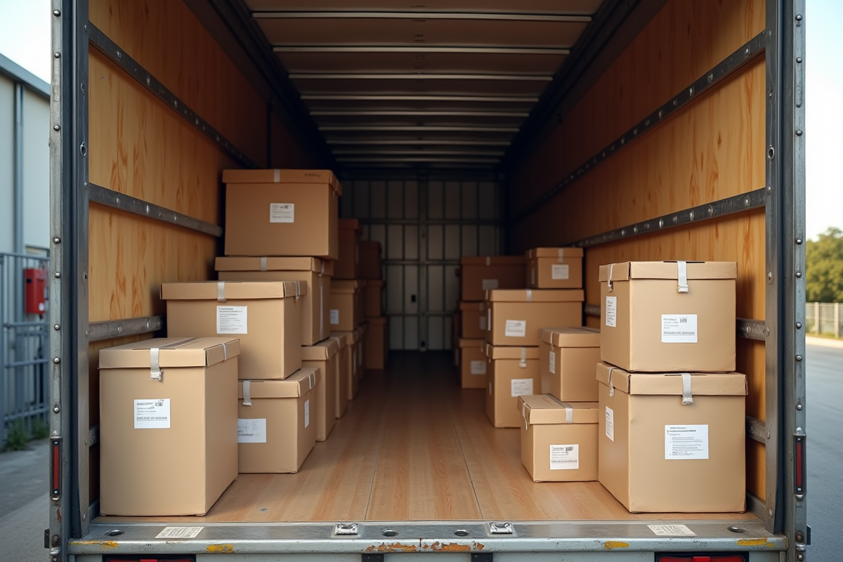 Capacité de chargement : optimiser l’espace de 8m3 dans un camion